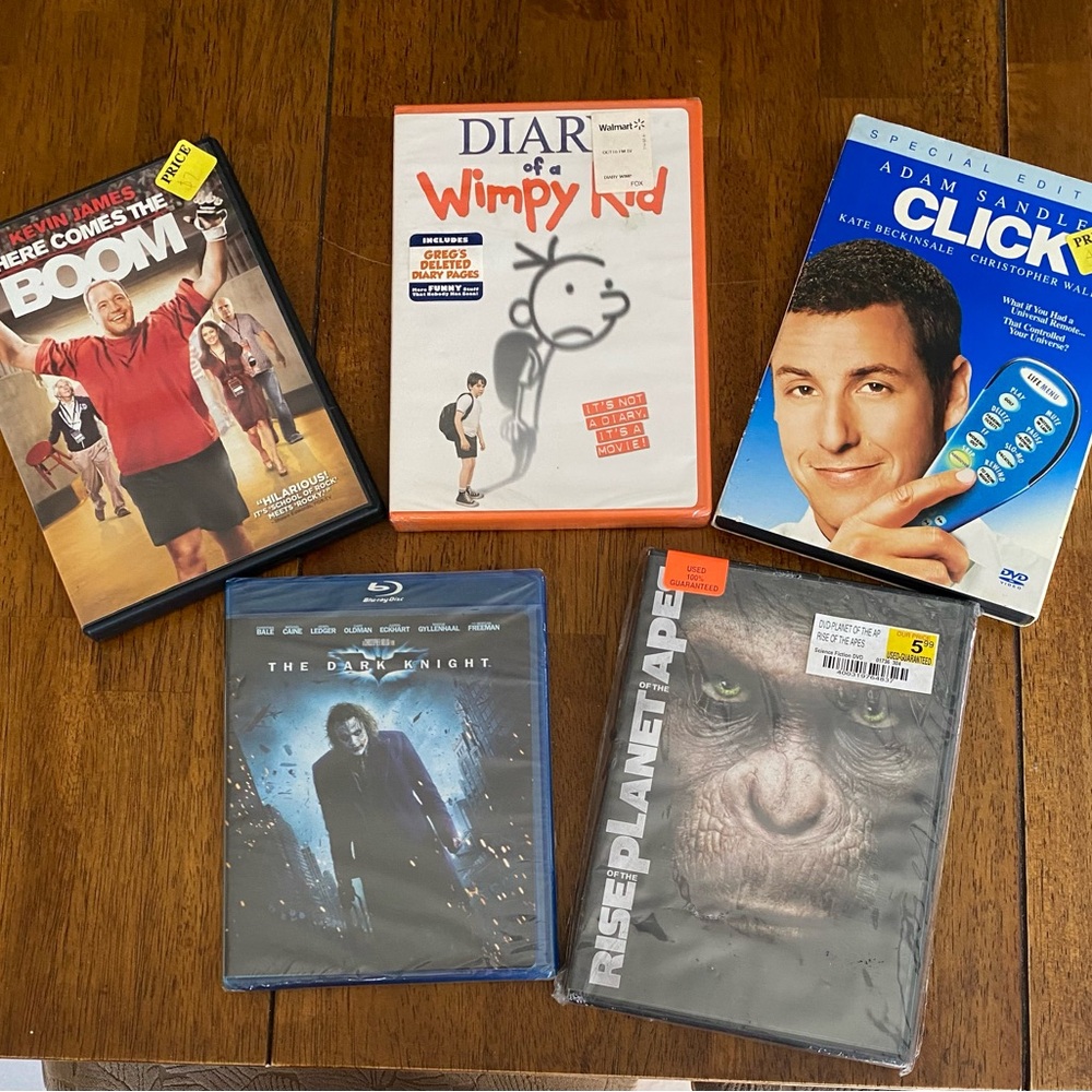 DVD and Blu-ray Movie Collection